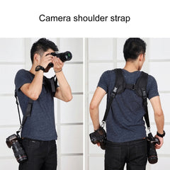 PULUZ Quick Release Double Shoulder Harness Soft Pad Decompression Foam Strap Belt for DSLR Digital Cameras, Double Shoulder(AE), Double Shoulder