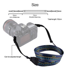 PULUZ Retro Ethnic Style Multi-color Series Shoulder Neck Strap Camera Strap for SLR / DSLR Cameras, Ethnic 7, Ethnic 8, Ethnic 9