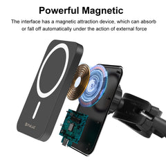 PULUZ 15W Magnetischer Qi Wireless Charger Vlogging-Telefonklemmhalter