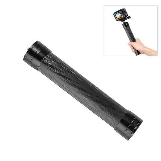 PULUZ Palo monopié de extensión de fibra de carbono de 21 cm para cardán DJI / MOZA / Feiyu V2 / Zhiyun G5, 21 cm