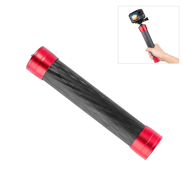 PULUZ Palo monopié de extensión de fibra de carbono de 21 cm para cardán DJI / MOZA / Feiyu V2 / Zhiyun G5, 21 cm