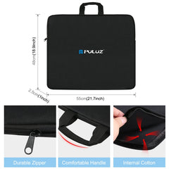 PULUZ 46cm Ring LED Lights Portable Zipper Storage Bag Carry Handbags, Size: 48cm x 55cm, Ring LED Storage Bag