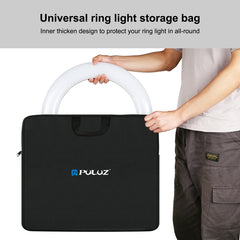 PULUZ 46cm Ring LED Lights Portable Zipper Storage Bag Carry Handbags, Size: 48cm x 55cm, Ring LED Storage Bag