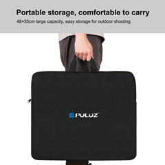 PULUZ 46cm Ring LED Lights Portable Zipper Storage Bag Carry Handbags, Size: 48cm x 55cm, Ring LED Storage Bag