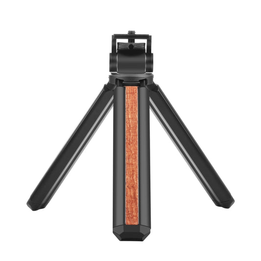 PULUZ Inlaid Wood Desktop Vlogging Live Tripod Holder with Tripod Head, Inlaid Wood Tripod with Tripod Head