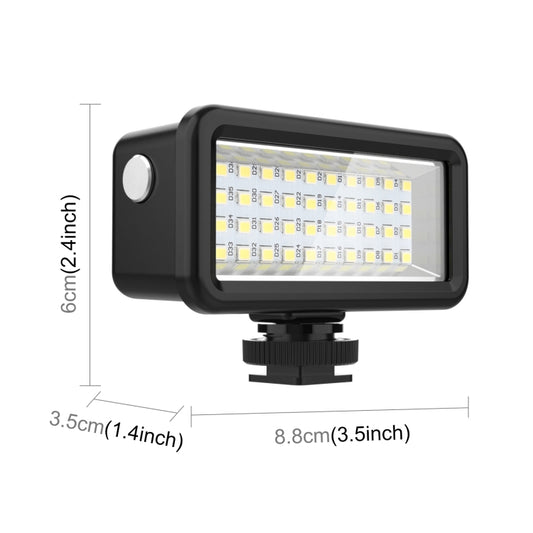 PULUZ 40 LEDs 40m Diving Waterproof Fill Light Camera Video Photo Studio Light, 40 LEDs