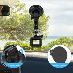 PULUZ Car Suction Cup Mount with Phone Clamp / Screw / Tripod Adapter, Phone Car Suction Cup