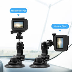 PULUZ Car Suction Cup Mount with Phone Clamp / Screw / Tripod Adapter, Phone Car Suction Cup