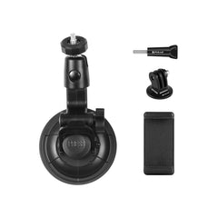 PULUZ Car Suction Cup Mount with Phone Clamp / Screw / Tripod Adapter, Phone Car Suction Cup