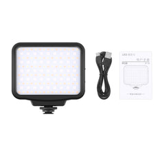 PULUZ Pocket 2500-9900K+RGB Full Color Beauty Fill Light Handheld On-Camera Photography LED Light, 135 LED