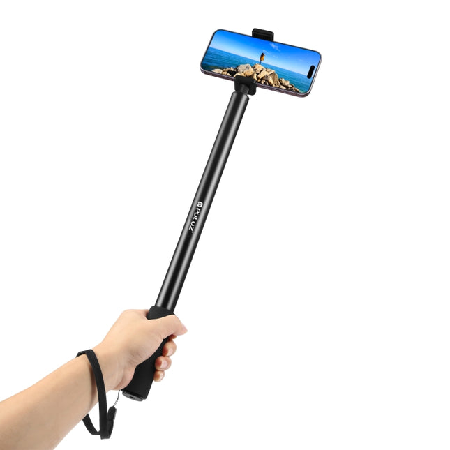 PULUZ 2 m Selfie-Stick aus Metall, Einbeinstativ für Insta360 One RS / X2 / X3, 2 m Einbeinstativ
