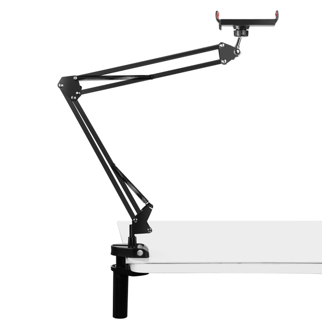 PULUZ Live Broadcast Desktop Articulating Arm Holder with Tablet Clamp