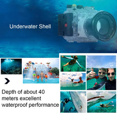 PULUZ 40m Underwater Depth Diving Case Waterproof Camera Housing for Sony RX100 III, For RX100 III