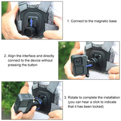 PULUZ Action Camera Quick Release Magnetic Base Adapter, Quick Release Magnetic Base