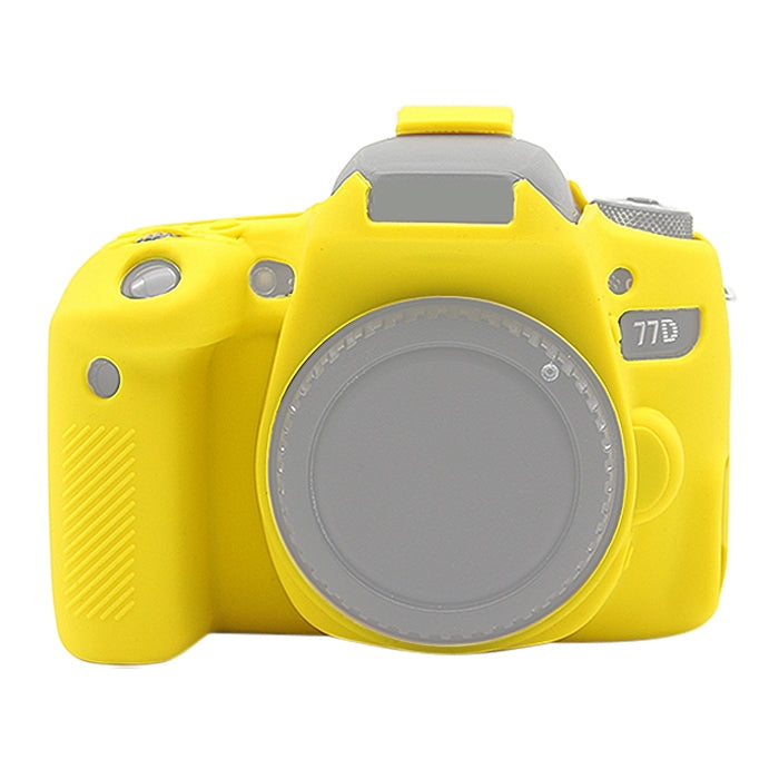 PULUZ Funda protectora de silicona suave para Canon EOS 77D, para Canon 77D