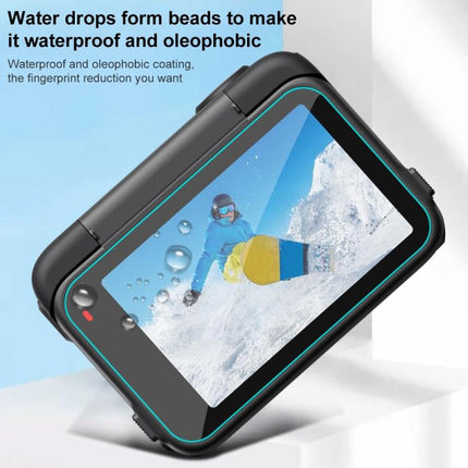 Película de vidrio templado para pantalla y lente frontal y trasera 3 en 1 de PULUZ para Insta360 Ace Pro 2