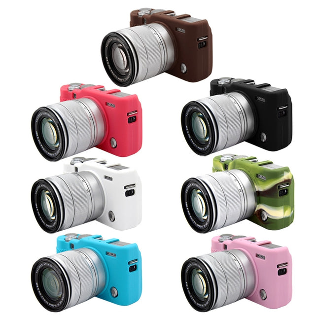 PULUZ Weiche Silikon-Schutzhülle für FUJIFILM X-A3 / X-A10, für FUJI X-A3, für FUJI XA3, für FUJIFILM X-A3