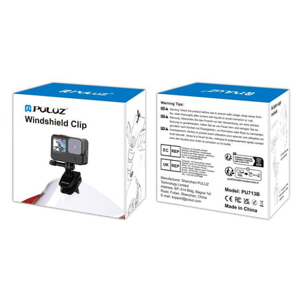 PULUZ Motorcycle Windshield Clip Bracket Camera Mount, Windshield Clip II