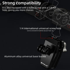 PULUZ Motorcycle Windshield Clip Bracket Camera Mount