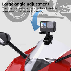 PULUZ Motorcycle Windshield Clip Bracket Camera Mount