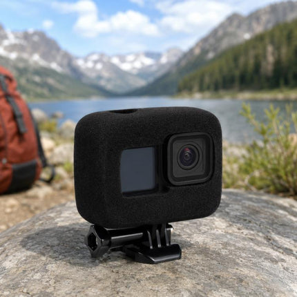 Für GoPro HERO13 Schwarz PULUZ Schaum Windschutzscheibe Gehäuse Fall