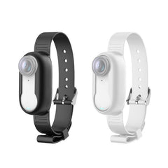 Para Insta360 GO 3 / GO 3S PULUZ Funda de silicona Correa de muñeca para bicicleta Soporte de extensión