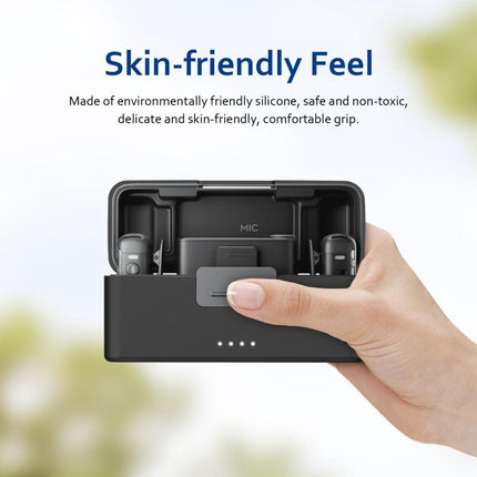 For DJI Mic 2 PULUZ Charging Case Silicone Scratch-proof Protective Cover