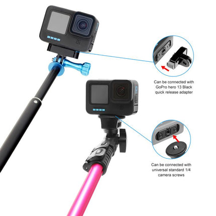 PULUZ Quick Release Magnetic Folding Finger Base Mount for GoPro HERO12 Black /11 Black /11 Black mini /10 Black /9 Black /8 Black / Max