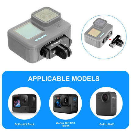 PULUZ Quick Release Magnetic Folding Finger Base Mount for GoPro HERO12 Black /11 Black /11 Black mini /10 Black /9 Black /8 Black / Max