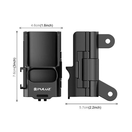 Para DJI OSMO Pocket 3 PULUZ Marco de protección de plástico Soporte adaptador de zapata fría de expansión, Marco de protección de plástico