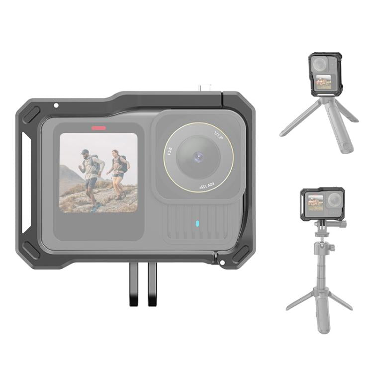 Für GoPro HERO13 Schwarz /12 Schwarz /11 Schwarz /10 Schwarz /9 Schwarz PULUZ Metall Kamera Käfig, für GoPro HERO13 Schwarz /12 Schwarz /11 Schwarz /10 Schwarz /9 Schwarz