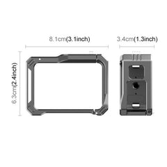 Für GoPro HERO13 Schwarz /12 Schwarz /11 Schwarz /10 Schwarz /9 Schwarz PULUZ Metall Kamera Käfig, für GoPro HERO13 Schwarz /12 Schwarz /11 Schwarz /10 Schwarz /9 Schwarz