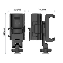 For DJI OSMO Pocket 3 PULUZ Protective Frame Expansion Phone Clamp, Compatible with Tripod Pole