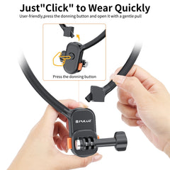 PULUZ Lazy Neck Bracket Magnetic Quick Release POV View Mount