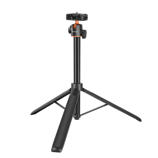 PULUZ 1.3m Phone Selfie Stick Tripod Vlog Live Streaming Holder with Phone Clip, 1.4m  Phone Tripod
