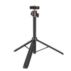 PULUZ 1,3 m Telefon-Selfie-Stick-Stativ Vlog Live-Streaming-Halter mit Telefonclip, 1,4 m Telefonstativ