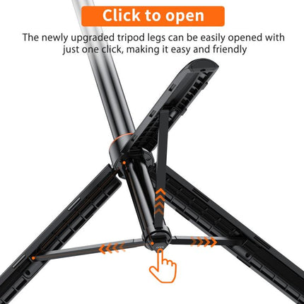 PULUZ 1,3 m Action-Kamera-Selfie-Stick-Stativ Vlog Live-Streaming-Halter, 1,4 m Action-Kamera-Stativ