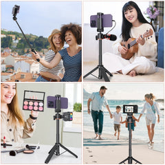 PULUZ Mini Phone Camera Extension Tripod Stand 360 Degree Ball Head Cold Shoe Selfie Stick, Phone Camera Tripod