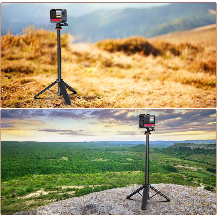 PULUZ Action-Kamera-Verlängerungsstativ, Selfie-Stick-Ständer für GoPro, Action-Kamera-Stativ
