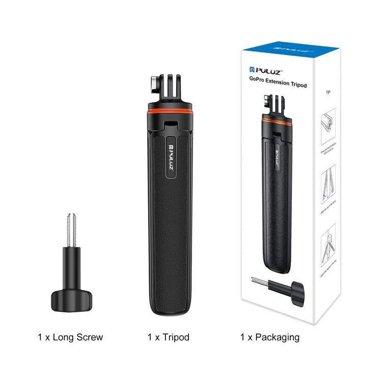 PULUZ Action-Kamera-Verlängerungsstativ, Selfie-Stick-Ständer für GoPro, Action-Kamera-Stativ