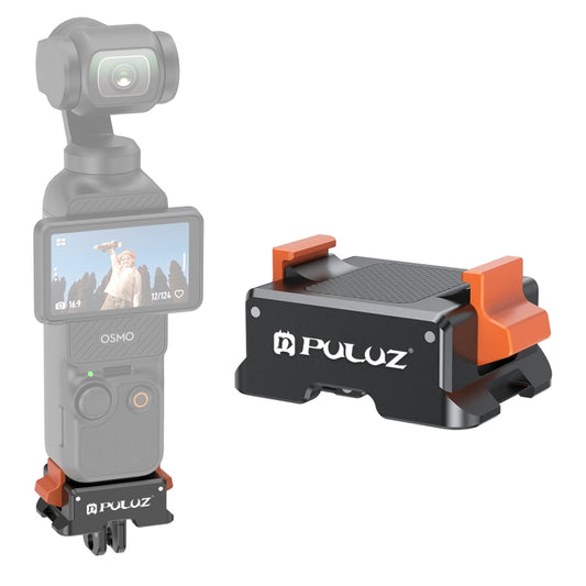 For DJI Osmo Pocket 3 PULUZ Type-C Charging Base Quick Release Mount Adapter, Quick Release Mount