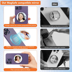 Mobile Phone MagSafe Magnetic Makeup Mirror Rear Camera Video Selfie Mirror