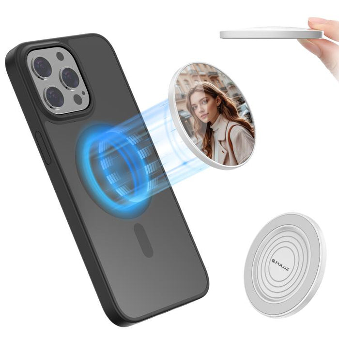 Espejo de maquillaje magnético MagSafe para teléfono móvil, cámara trasera, espejo para selfies y video