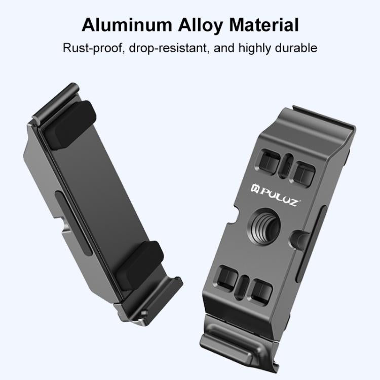 Cubierta de interfaz lateral de batería de aleación de aluminio PULUZ ACE/AC para Insta360 Ace Pro 2, para puerto ACE/AC de Insta360 Ace Pro 2