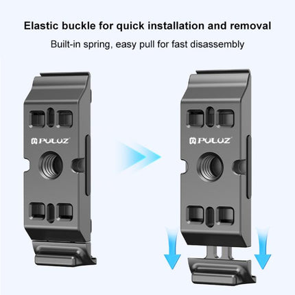 PULUZ ACE / AC-Batterieseitenschnittstellenabdeckung aus Aluminiumlegierung für Insta360 Ace Pro 2, für Insta360 Ace Pro 2 ACE/AC-Anschluss