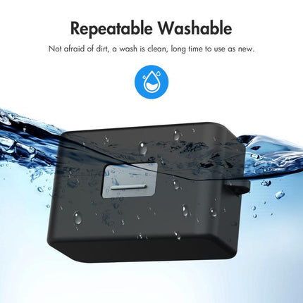 For DJI Mic Mini PULUZ Charging Case Silicone Scratch-proof Protective Cover