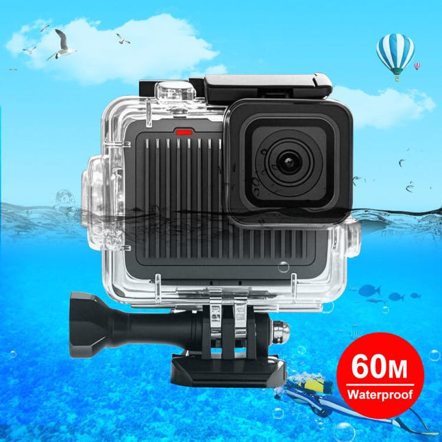 For GoPro HERO 4K 2024 PULUZ 60m / 196ft Waterproof Housing Protective Case with Buckle Basic Mount & Screw, Waterproof Case