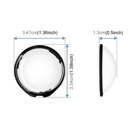 For Insta360 X5 PULUZ Rotating Optical Tempered Glass Lens Guard Protective Cover, Rotating Glass Lens Guard