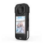 Silicone Case with Lens Cover (Black) / Black
