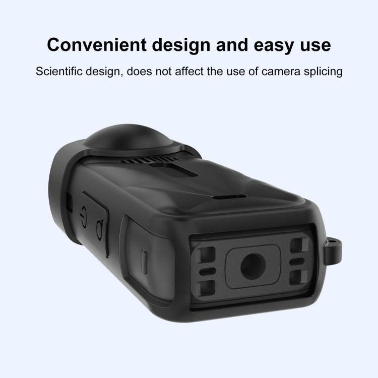 For Insta360 X5 PULUZ Silicone Protective Case with Lens Cover